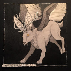 Wolpertinger, fairytale beast. Guardian.